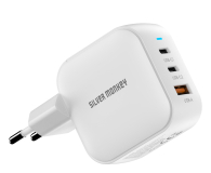 Silver Monkey Ładowarka GaN Smart Trio 70W PD Biała - 1417248 - zdjęcie 7